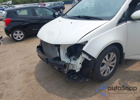 2015 Honda Odyssey Ex-L из США, поврежденный, VIN 5FNRL5H67FB111885